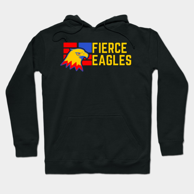 Fierce Eagles Hoodie by Ink Lines