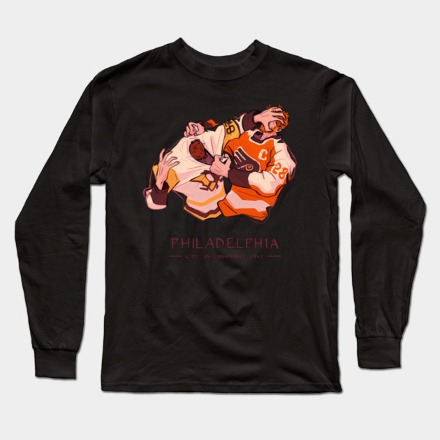 Flyers  Penguins Long Sleeve T-Shirt by Ink Lines