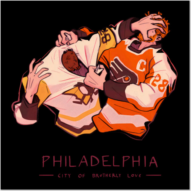 Flyers  Penguins Wall Art by Ink Lines