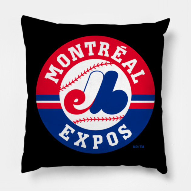 Expos-Montreal logo Pillow by Ink Lines