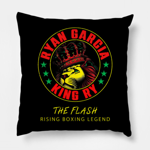 Fighter Ryans Garcias Pillow by Ink Lines