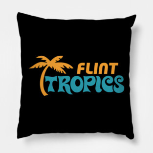 Flints Tropics Logo Pillow