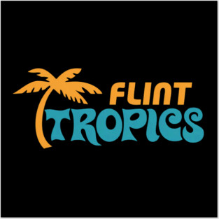 Flints Tropics Logo Posters and Art