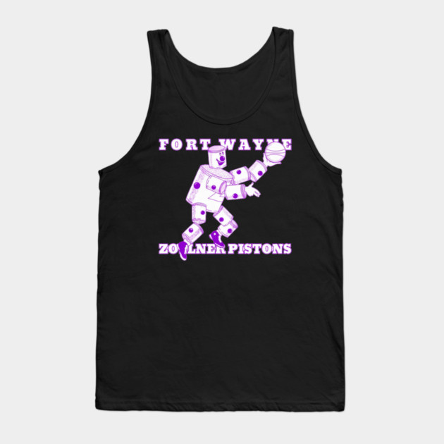 Fort Waynes Zollner Pistons Logo Tank Top by Ink Lines