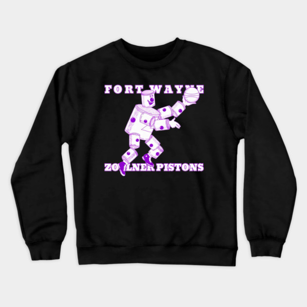 Fort Waynes Zollner Pistons Logo Crewneck Sweatshirt by Ink Lines