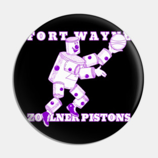 Fort Waynes Zollner Pistons Logo Pin