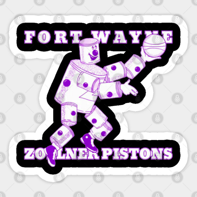 Fort Waynes Zollner Pistons Logo Sticker by Ink Lines