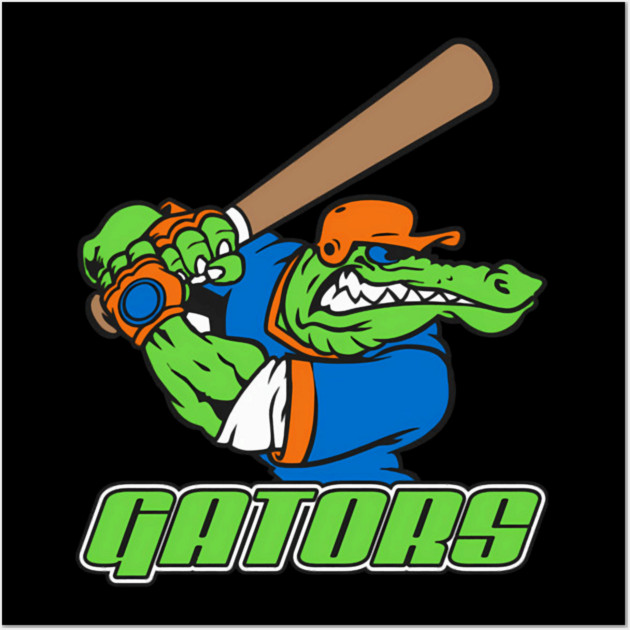 Gators-Baseball Wall Art by Ink Lines