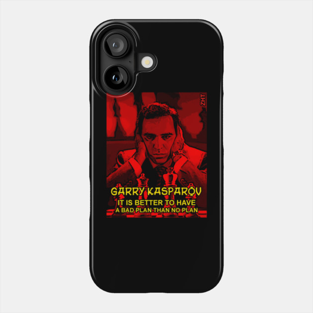 Garry Kasparov Phone Case by Ink Lines