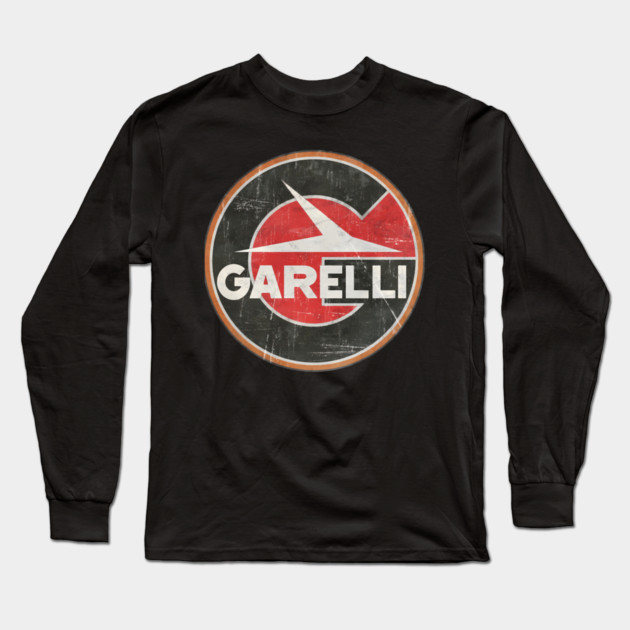 Garellis Motorcycles logo Long Sleeve T-Shirt by Ink Lines