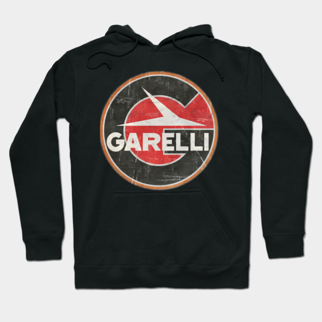 Garellis Motorcycles logo Hoodie by Ink Lines