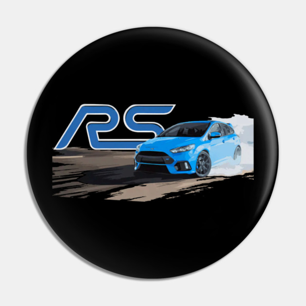 Focus R-s Rallye Sport Wrc Drift Turbo Pin by Ink Lines