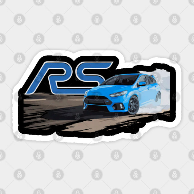 Focus R-s Rallye Sport Wrc Drift Turbo Sticker by Ink Lines