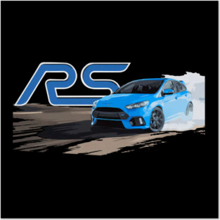 Focus R-s Rallye Sport Wrc Drift Turbo Posters and Art