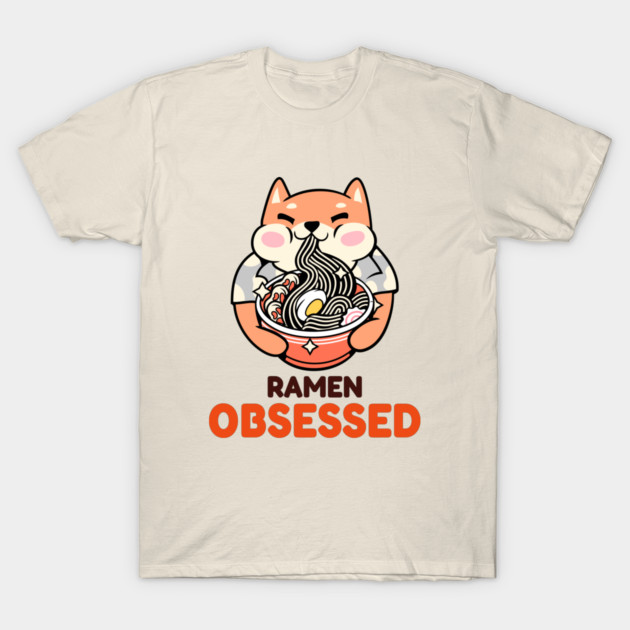 Ramen Obsessed Asian Recipe T-Shirt by Lamount Tees