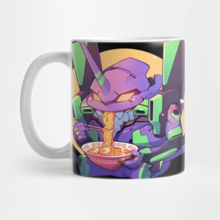 Evangelion Unit 01 Kawaii Ramen Chibi Mug
