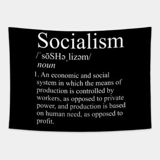 Socialism Definition - Socialist, Leftist, Leftism Tapestry