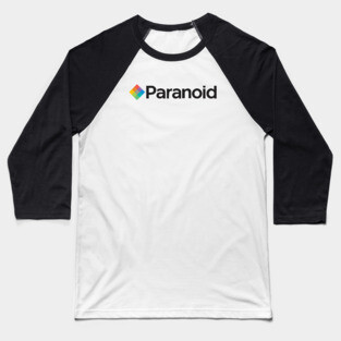 Paranoid Baseball T-Shirt