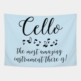 Amazing Cello Tapestry