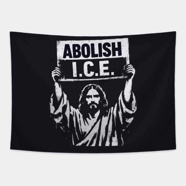 Abolish ICE Tapestry by Charles's Store 8