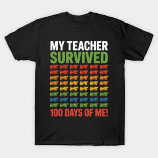 100 Days of School Kids 100th Day of School T-Shirt