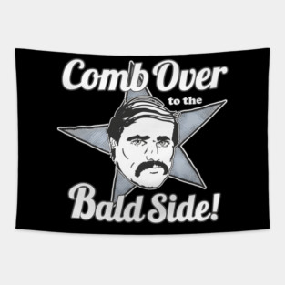 Comb over to the bald side - Mean Gene Okerlund Tapestry