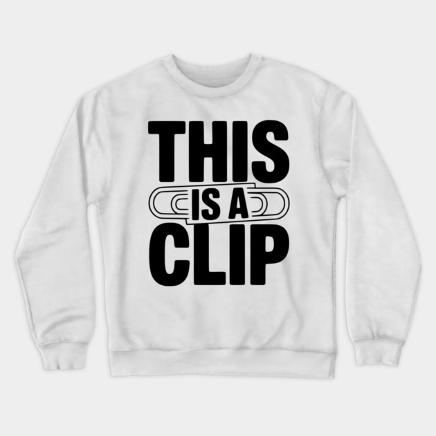 This is a Clip Crewneck Sweatshirt by Frank Ring