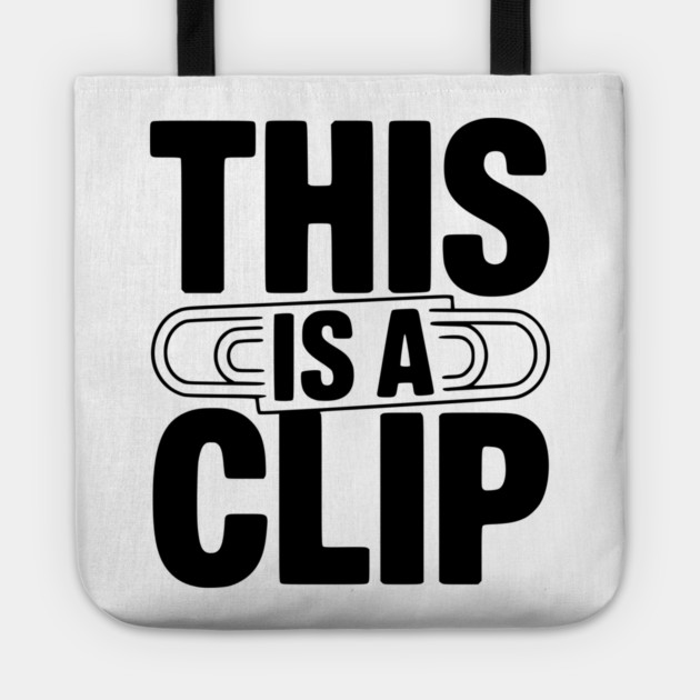 This is a Clip Tote by Frank Ring