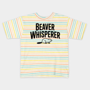 Beaver Whisperer Kids T-Shirt