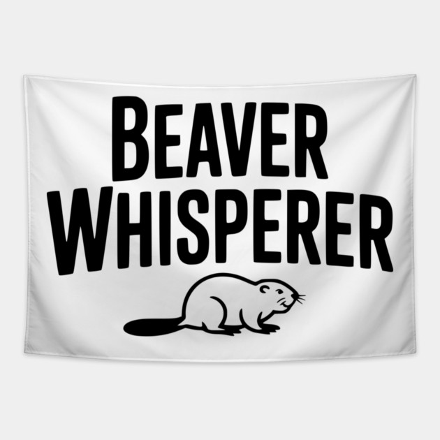 Beaver Whisperer Tapestry by Frank Ring
