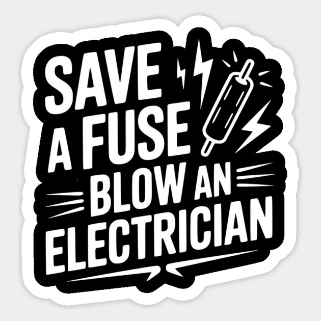 Save a Fuse Blow an Electrician Magnet by Frank Ring