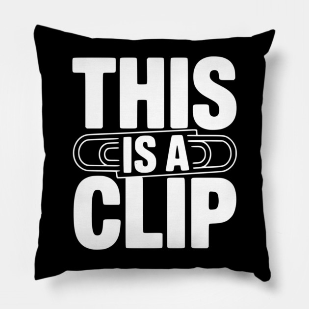 This is a Clip Pillow by Frank Ring