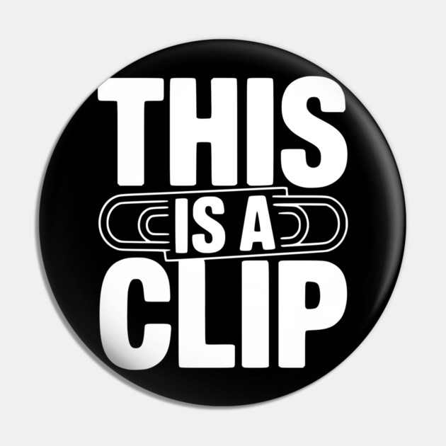 This is a Clip Pin by Frank Ring