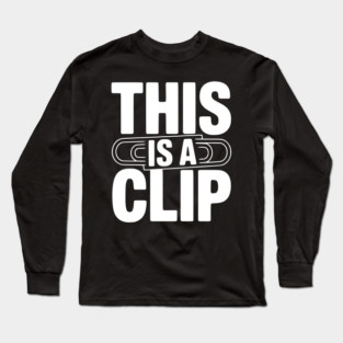 This is a Clip Long Sleeve T-Shirt