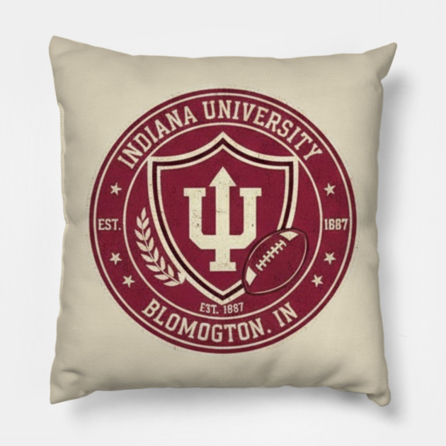 Indiana Hoosiers National Championship Pillow by dtr_art