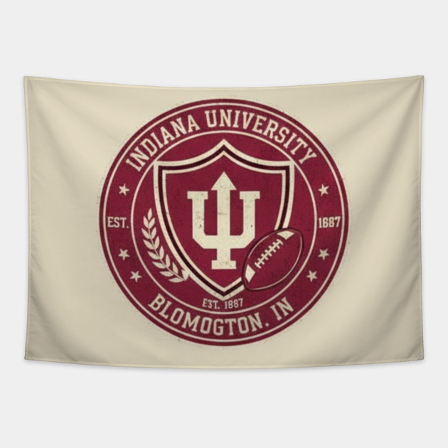 Indiana Hoosiers National Championship Tapestry by dtr_art