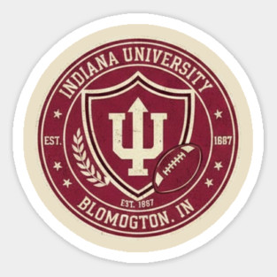 Indiana Hoosiers National Championship Sticker