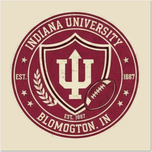 Indiana Hoosiers National Championship Wall Art by dtr_art