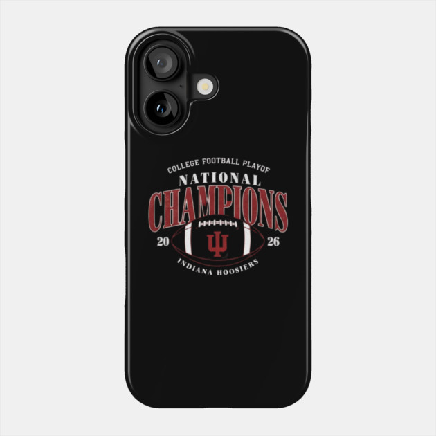 Indiana Hoosiers National Championship Phone Case by dtr_art