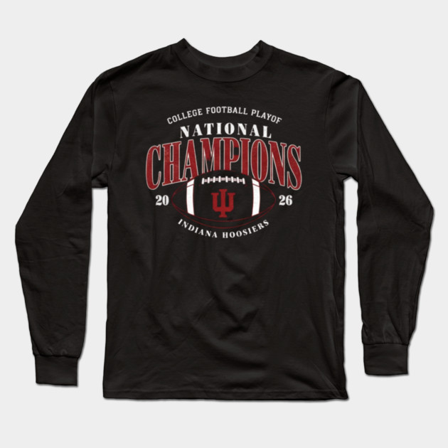 Indiana Hoosiers National Championship Long Sleeve T-Shirt by dtr_art
