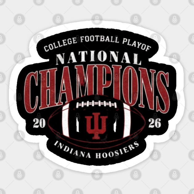 Indiana Hoosiers National Championship Sticker by dtr_art