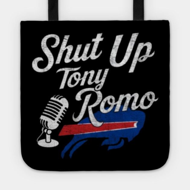 Shut Up Tony Romo Tote by dtr_art