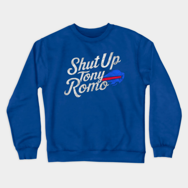 Shut Up Tony Romo Crewneck Sweatshirt by dtr_art