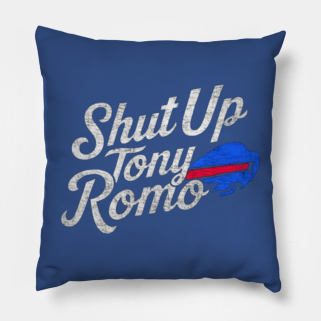 Shut Up Tony Romo Pillow by dtr_art