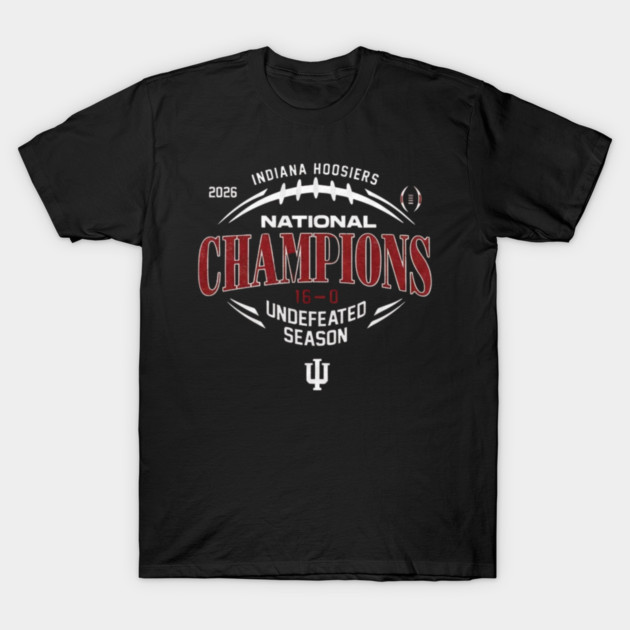 Indiana Hoosiers National Championship T-Shirt by dtr_art