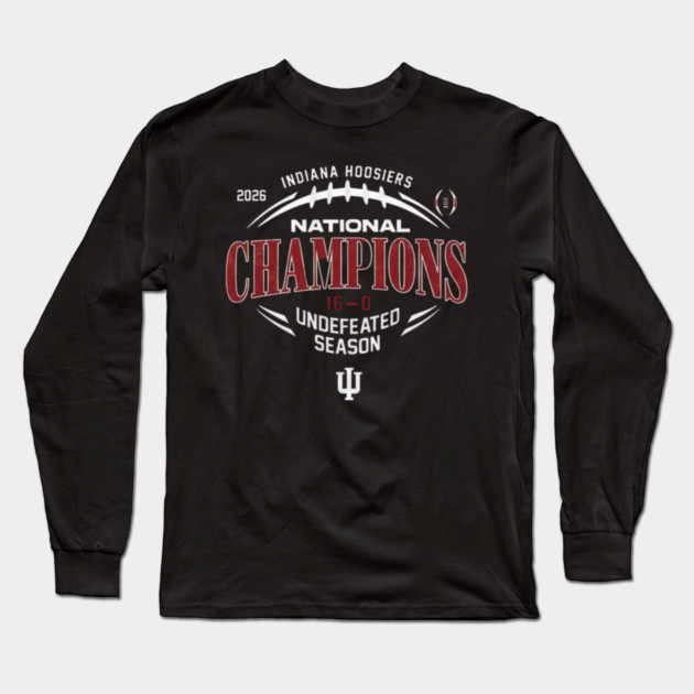 Indiana Hoosiers National Championship Long Sleeve T-Shirt by dtr_art