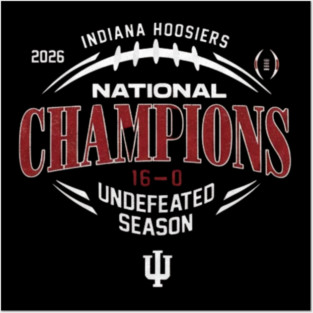 Indiana Hoosiers National Championship Posters and Art