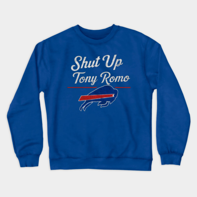 Shut Up Tony Romo Crewneck Sweatshirt by dtr_art