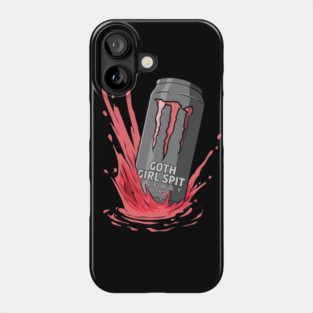 Goth Girl Spit Phone Case