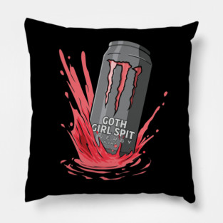 Goth Girl Spit Pillow